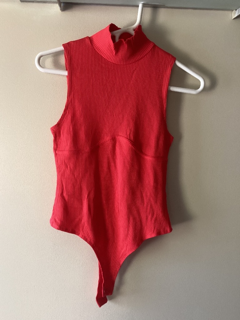 Forever 21 mock neck ribbed bodysuit